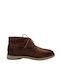 Hush Puppies Breccan Hayes Men's Leather Military Boots Brown