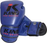 King Pro Boxing KPB/BG-6 Mănuși de box pentru competiție Albastru