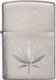 Zippo Marijuana Leaf Design Winddichtes Feuerzeug Flamme Chrome