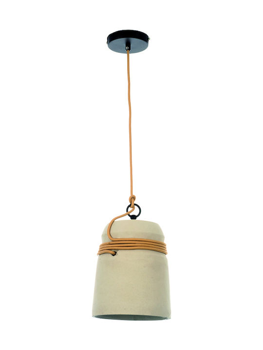 Inlight Pendant Light Suspension Bell for Socket E27 White