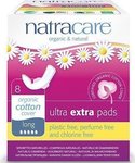 Natracare Ultra Extra Sanitary Pads with Wings Long for Heavy Flow 5 Drops 8pcs