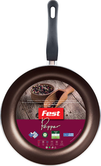 Fest Βαθύ Pepper Τηγάνι από Αλουμίνιο με Αντικολλητική Επίστρωση 20cm