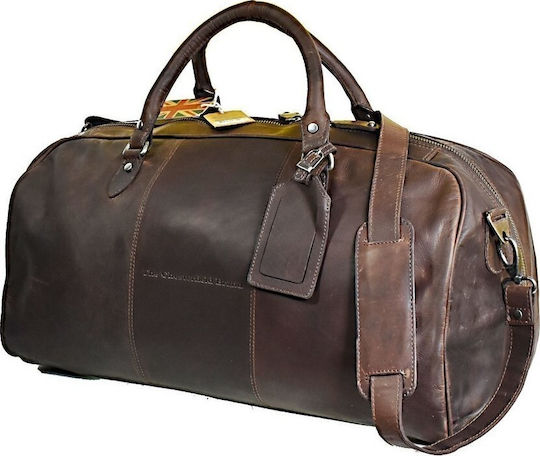 The Chesterfield Brand William Sack Voyage 43lt Brown made of Leather L53xW27xH28cm