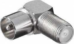 Goobay 12236 Coaxial Male to F-Connector Female