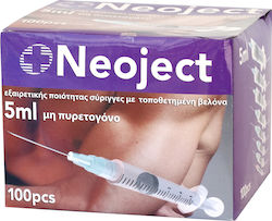 Neoject Syringe 5.0ml 21g Syringe 21G 5ml 1pcs