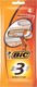 Bic 3 Sensitive Disposable Razors with 3 Blades & Lubricating Tape for Sensitive Skin 4pcs