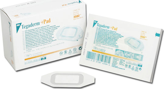 3M Tegaderm +Pad Αυτοκόλλητα Επιθέματα 7x5cm 50τμχ