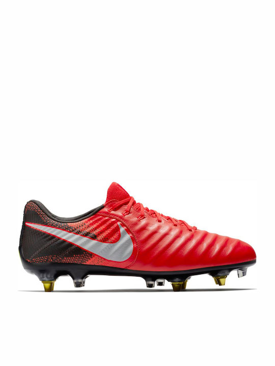 Nike Tiempo Legend VII SG-Pro Ποδοσφαιρικά Παπούτσια με Τάπες Κόκκινα Nike Tiempo Legend VII SG-Pro Ποδοσφαιρικά Παπούτσια με Τάπες Κόκκινα
