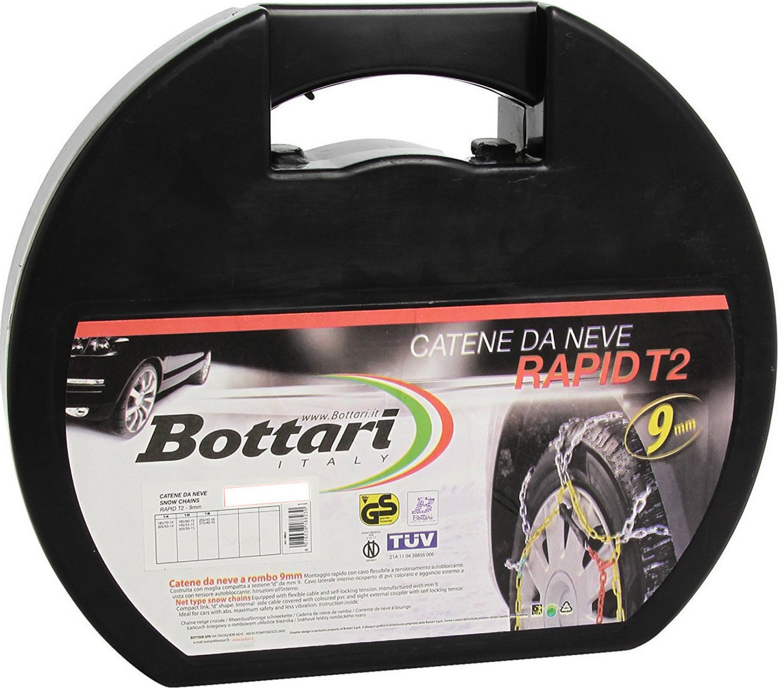 Bottari Schneeketten Rapid T2 - 9mm Größe 140 ÖNORM Geprüft