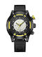 Weide Men's Watch 50mm Battery with Black Rubber Strap