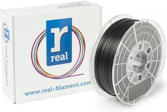 Real Filament PLA 3D Drucker Filament 2,85mm Schwarzes 0,5kg 1 Stück (Spule)