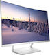 HP 27 Curved 27" FHD 1920x1080 VA Curved Monitor with 5ms GTG Response Time
