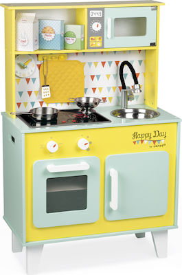 Janod Bucătărie pentru Copii Happy Day Big Cooker din Lemn J06564