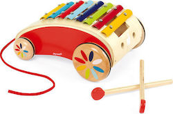 Janod Wooden Xylophone Tatoo Roller for 2+ Years