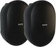 Apart Audio Passive Wall-mounted Speakers OVO8 OVO8-BL (Pair) Black