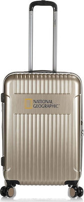 National Geographic Transit Medium Travel Suitcase Hard Gold with 4 Wheels Height 67cm. N115HA-60