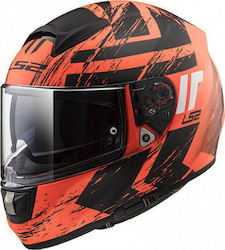 LS2 Vector FF397 HPFC Evo Hunter Matt Orange / Black Motorradhelm Volles Gesicht ECE 22.05 1390gr 10397 33 51