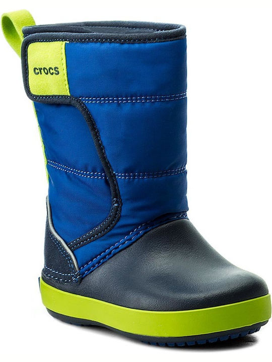 Crocs Lodgepoint Kinder-Schneestiefel mit Klett...