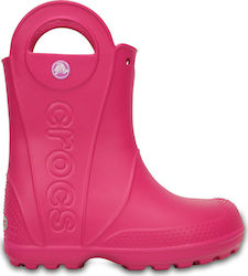 Crocs Παιδικές Γαλότσες Handle It Φούξια Crocs Παιδικές Γαλότσες Handle It Φούξια