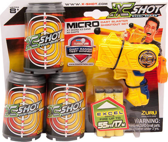 AS X-Shot Barrel Breaker Micro Όπλo με Αφρώδη Βελάκια Όπλα με Αφρώδη Βελάκια