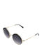 Rebecca Blu Women's Sunglasses with Black Metal Frame and Black Gradient Lens RB8648 RJ01