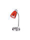 Fan Europe Arkimede Office Lamp with Flexible Arm for Socket E14 in Red Color