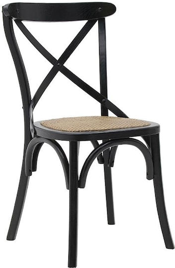 Scaune Cafe Lemn Negre 1buc 45x55x85buc