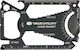 True Utility Cardsmart Multi-tool Black Total Length 8.6pcs with Blade made of Stainless Steel