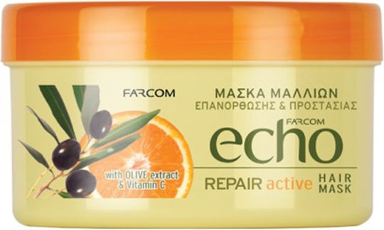 Farcom Echo Hair Mask Repair Active για Επανόρθωση 250ml