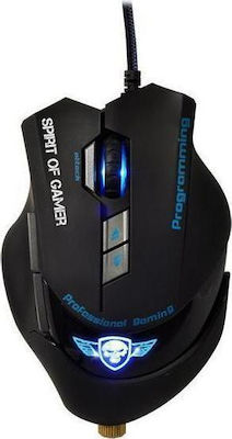 Spirit of Gamer XPERT-M8 Gaming Mouse 5000 DPI Black