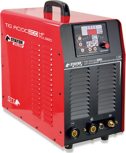 Stayer TIG AC/DC200HF Ηλεκτροκόλληση Inverter TIG με Μέγιστο Ρεύμα Συγκόλλησης 200A