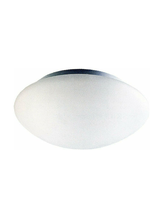 ARlight TO 5082 Κλασική Μεταλλική Πλαφονιέρα Οροφής με Ενσωματωμένο LED σε Λευκό χρώμα 22cm