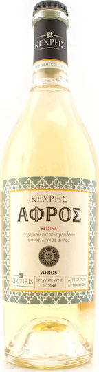Oinopoieia Steliou Kechri Wein Schaum Rhodit Weiß Trocken Amyntaio 750ml