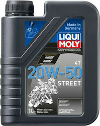 Liqui Moly Motorbike 4T Motorradöl für Viertaktmotoren 20W-50 1Es