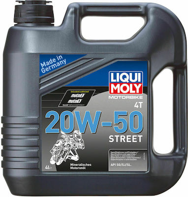 Liqui Moly Motorbike 4T Motorcycle Oil for Four-Stroke Engines 20W-50 4lt