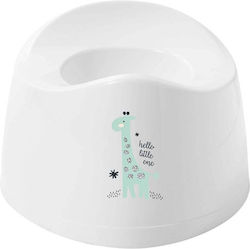 Bebejou Classic Potty Hello Little One White