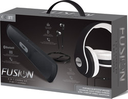 Coby Fusion Combo Kit 3.5mm Μαύρα