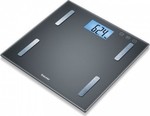 Beurer BF 600 Digital Bathroom Scale with Body Fat Counter Gray