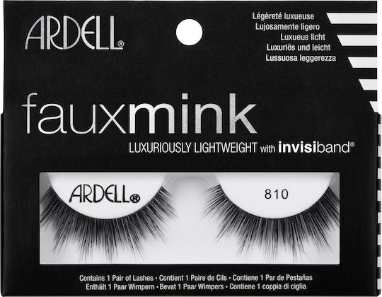 Ardell Faux Mink Falsche Wimpern in Schwarz Farbe 810