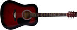 Jacky Jackson Acoustic Guitar 801 RDS Red