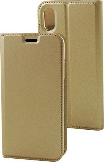 Dux Ducis Skin Pro Series Book Synthetic Leather Gold (iPhone X / Xs)