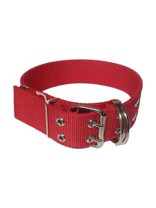 Hundehalsband Double Strap 4X73cm Rot