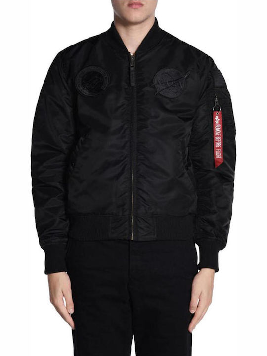 Alpha Industries Ma-1 Vf Nasa Μπουφάν Bomber Μαύρο