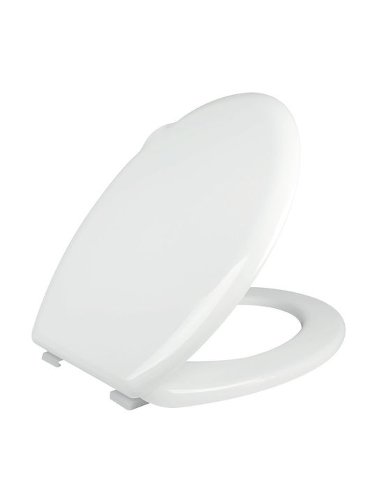 Elvit Plastic Toilet Seat White Universal 45cm