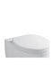 Karag Impression Capac WC Închidere lentă Plastic 45x37cm Alb