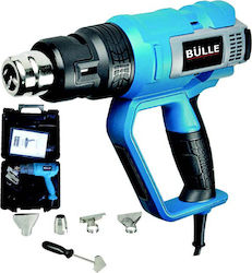 Bulle 63495 Πιστόλι Θερμού Αέρα 2000W με Ρύθμιση Θερμοκρασίας εως και 650°C