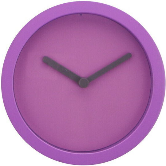 Izzy Wanduhr Kunststoff Lila Ø15cm