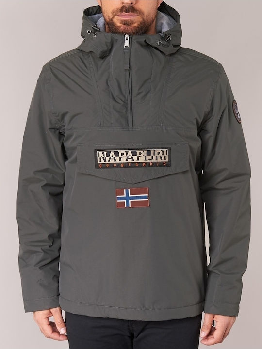 Rainforest Men's Winter Jacket Waterproof Gray