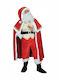 Adult Christmas Santa Claus Costume Red Χρυσός