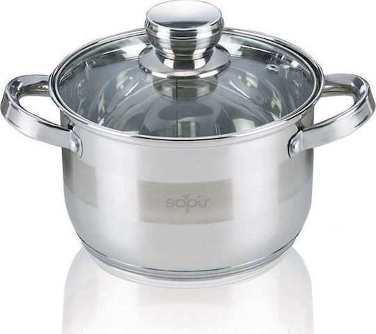 Sapir SP-1210-LI16 Дълбока Неръждаема Тенджера На Пара 2л / 16см Sapir SP-1210-LI16 Дълбока Неръждаема Тенджера На Пара 2л / 16см